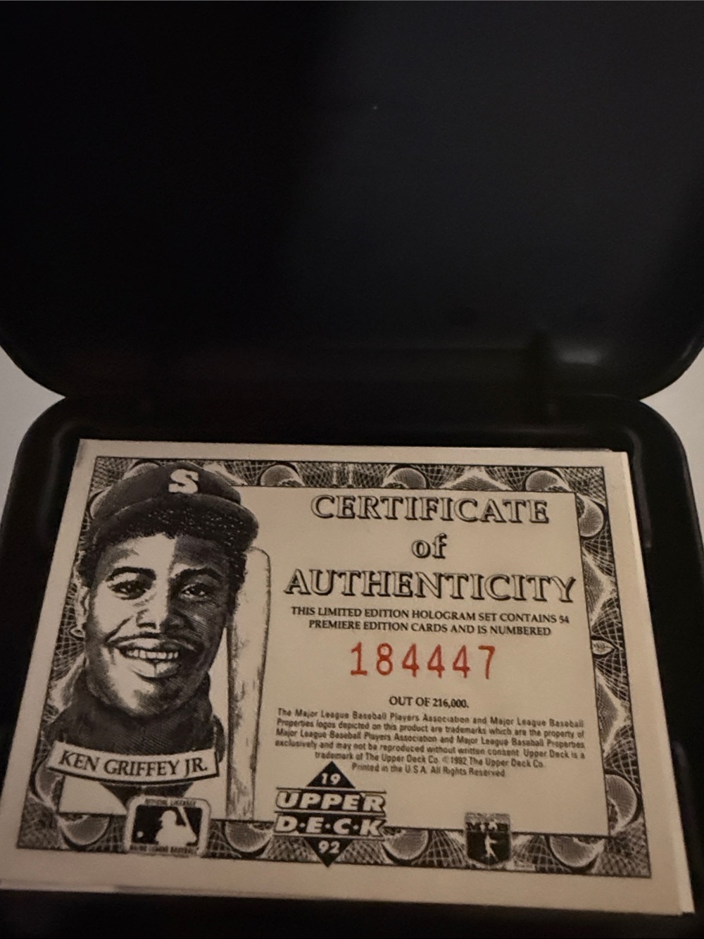 Upper Deck 1992 limited edition hologram set